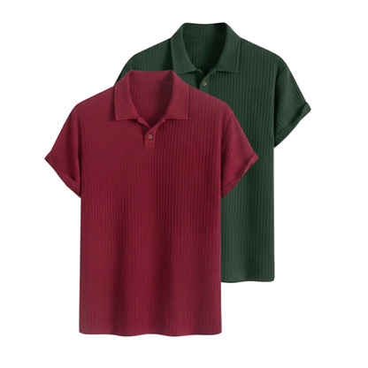The Luxe Structured Knit Polo (Buy 1 Get 2)
