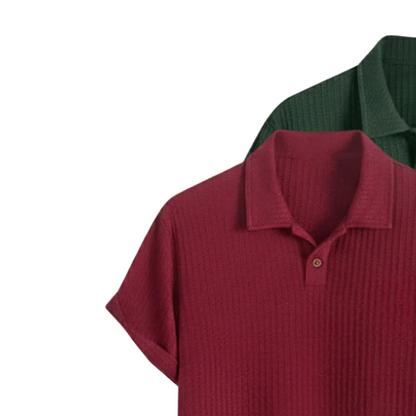 The Luxe Structured Knit Polo (Buy 1 Get 2)