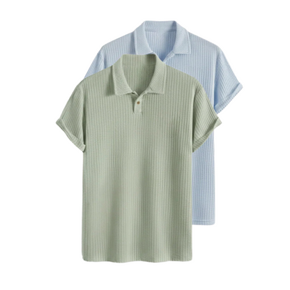 The Luxe Structured Knit Polo (Buy 1 Get 2)