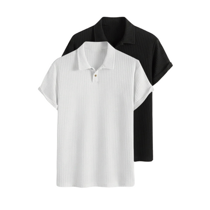 The Luxe Structured Knit Polo (Buy 1 Get 2)